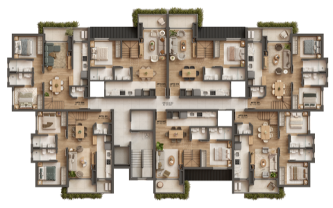 Aflorea Gramado Duplex