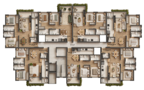 Aflorea Gramado Tipo